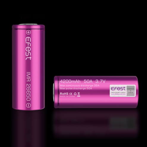 E fest 26650 High Drain flat top Battery (4200mAh-35A)